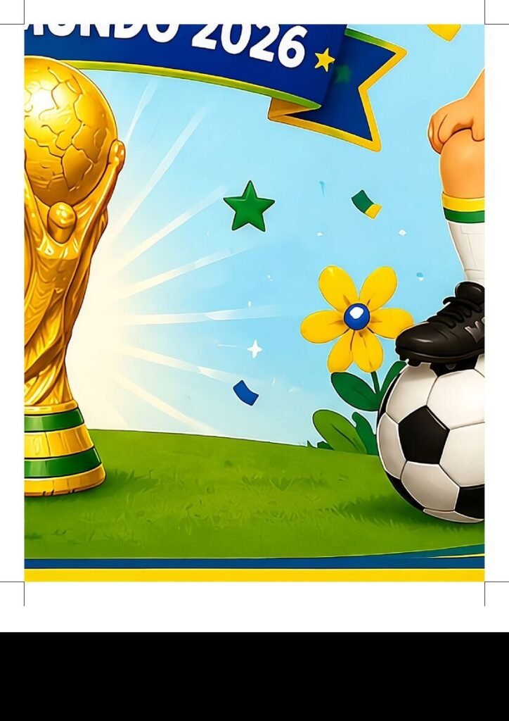 Cartaz copa do mundo 2026 atividade escolar página 8